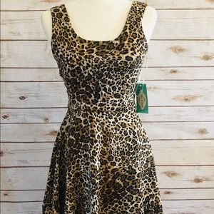 Filly Flair Leopard A Line Dess